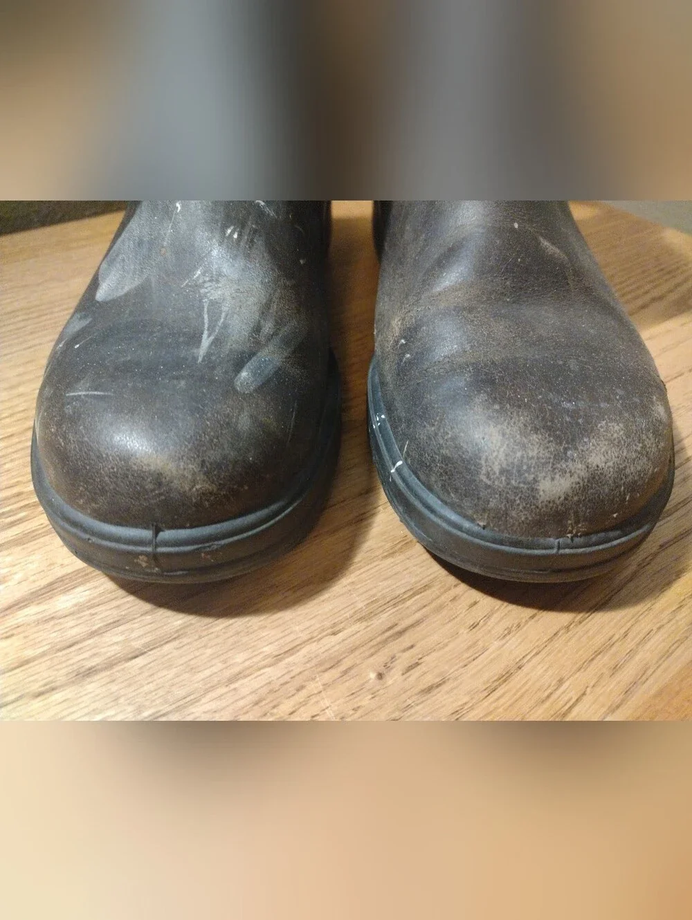 BLUNDSTONE Size USW 7.5 AU 4.5 Rustic (Paint). Chelsea Brown Boots